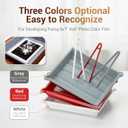 Grey 13x15 Darkroom Print Film Developing Photo Tray with Print Developing Tongs for Photography Enthusiasts, Large Photo Processing Tray Film Paper Developer Tray for 8x10 4x5 5x7 Negative Film