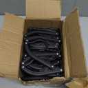 20 Pcs Portable Folding Travel Clothes Hangers, Foldable Clothes Drying Rack for Travel (Matt Black)