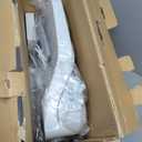 KERDE 08A Electric Bidet Toilet Seat,Remote Control,Warm Water Cleansing, Heated Seat,Adjustable Temperature Settings, Moving Nozzle Massage,White,Night Light,Bidets for Existing Toilets.Square