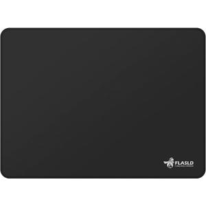 FLASLD 36 x 48 inches Under The Grill Protective Deck and Patio Mat, Fireproof Fireplace Mats to Protect Floor and Deck, Waterproof and Oil-proof Pad Protector for Grass Lawn, Black