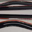 Rain Guard Wind Deflector Outside Mount Tape-On Window Visors Compatible with 1999-2016 Ford F-250 Super Duty Super/Crew Cab Sun/Rain Guard Window Deflector