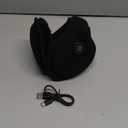 Telepepe Heated Ear Warmers, Foldable Ear Muffs for Men Women, Portable & Lightweight, 3 Heating Modes, Perfect Gifts in Winter for Skiing, Running, Cycling, Camping or Outdoor Working (Black)