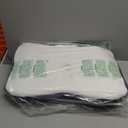 Ergonomic Cervical Pillow for Neck and Shoulder Pain Relief - Memory Foam Contour Pillow with Dual Heights, Cooling Breathable Pillowcase, Orthopedic Support for Side, Back, Stomach Sleeper