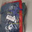 SilTriangle 6 Pcs Christmas Velvet Bags with Drawstrings 28 x 20 Inch Christmas Gift Bag Drawstring Velvet for Xmas Present Toys Xmas Party Supplies, 6 Colors (1 Count (Pack of 6))