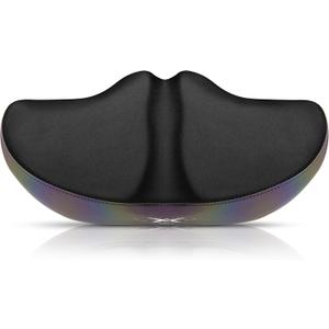 X WING New-Age Noseless Bike Seat Cushion for Men & Women - Extra Padding & Wide - Suitable for City, Electric, Stationary Bikes - Compatible with Peloton Bikes  Wide Winged Bike Seat with Cushion (Multicolor)