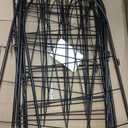 4 Pack Metal Garden Trellis for Climbing Plants, Black Metal Garden Trellis for Vines Plant Rose Vegetable Support,Large Decorative Outdoor Trellis