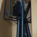 Bird Feeder Pole Stand,95 Inch Bird House Pole for Outdoors Heavy Duty,5 Base Prongs Adjustable Birds Feeder Stand for House