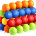 Yunsailing 50 Pack Foam Golf Practice Balls Realistic Feel Flight Training Golf Balls Bulk for Indoor or Outdoor Backyard