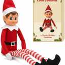 Lolli Lookout Holiday Elf  14 Christmas Decoration in Nostalgic Gift Box | Festive Collectible Shelf Sitter Elf  Holiday Dcor & Family Tradition Display