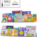 Acrylic Shelf 36 Inch (2Pack) - Acrylic Bookshelf for Toys & Books - Spice Rack & Floating Display - Acrylic Floating Shelves for Makeup & Cosmetic Product - Clear Acrylic Shelf for Books & Magazines (36 Inch Shelves)