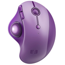 seenda Wireless Trackball Mouse, Bluetooth  Ergonomic Rollerball Mouse Rechargeable, 3 Device Connection Optical Mice Adjustable DPI Thumb Control Mice Compatible for Mac/Android/Windows  Purple