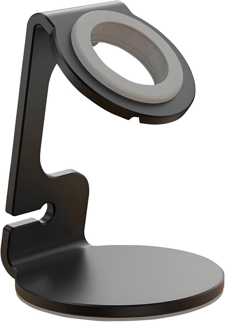 Watch Charger Stand for Apple Watch, Durable Aluminum Alloy Magnetic Smartwatch Charger Stand Holder Compatible with Apple Watch Series 10/9/8/7/6/5/4/3/2/1, Series SE, Series Ultra (Black)