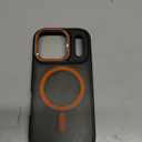 Magnetic 3 in 1 for iPhone 17 Pro Case, [Omni-Directional Protection] with 1x Screen Protector + 1x Camera Cover, [Seamless Work with Magsafe] Shockproof Slim Thin Case for iPhone 17 Pro Cosmic Orange