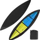 iCOVER Kayak Cover, Waterproof Kayak Covers for Outdoor Storage, Heavy Duty Canoe Dust Storage Cover, UV Resistant Fishing Boat Cover for 9.3-10.5ft Kayaks, Canoes, SUP and Paddle Board, Black