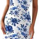 Avidlove Women Full Slips Sexy Chemise Nightgown V Neck Straight Dress Nightwear L