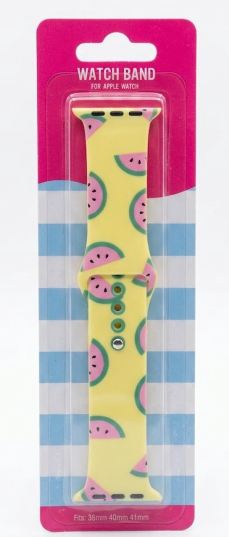 Apple Watch Band Fits: 38mm, 40mm, 41mm Watermelon, 4PCS