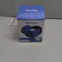 SARISUN Travel Pillows for Airplanes, Airplane Pillow for Long Flight, Airplane Head Strap with Eye Mask for Sleep, Travel Neck Pillow for Car Road Trip, 360 Support Headrest, Stop Bobblehead, Black