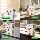 West Highland Whitebulldog Dog Plant Dog-Shaped Plant containers for Garden Decorations, Desktop Storage containers, Indoor and Outdoor planters.