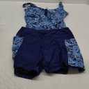 Aqua Eve Two Piece Women's Tankini Swimsuits Blouson Swim Tank Top with Shorts Modest Bathing Suits 1X