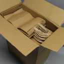 STOBOCTER 200Pcs Paper Gift Bags, 5.9"x3.15"x8.25" Gift Wrap Bags with Handles, Brown Kraft Paper Bags for Small Business, Paper Bags Bulk for Birthday Party Favors, Shopping, Grocery, Retail, Craft