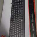 Redragon Wired Keyboard and Mouse Combo, Full-Size Spill Resistant Large Print Quiet Thin Computer Keyboard and Optical USB Mouse, Plug and Play for Windows PC, Mac OS Desktop/Laptop - Black