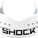 Shock Doctor Sports Mouth Guard, Breathable Low Profile Custom Fit, Basketball, Football, Lacrosse, Hockey & More (White)