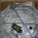 LED Light Balls Outdoor Set of 3, Hanging Tree Globe Lights with Fold Flat Metal Frame for Outside, Garden, Yard, Christmas Sphere Decoration (Warm White)