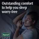 Depend Night Defense Adult Diapers, Incontinence Underwear for Men, Disposable, Overnight, Large, Grey, 22 Count, Packaging May Vary