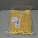 Women Casual Summer Dresses Sleeveless Crew Neck Backless Tunic Mini Dress Loose Flowy Tank Sundress with Pockets (Yellow, L)