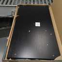 DUMOS 40 Inch Office Small Computer Desk Modern Simple Style Writing Study Work Table for Home Bedroom - Wood Black