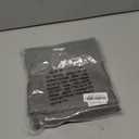 Smiry Rectangle Picnic Table Cloth, Waterproof Elastic Fitted Tablecloths for 5 Foot Tables, Washable Polyester Table Cover for Camping, Indoor and Outdoor (Grey, 36"x60")