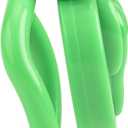 2 x Sissy Chastity Cage Lock 4 Rings Vagina Penis Cage Sissy Sex Toys Breathable Resin Cock Cage for Sissy Men(Green)