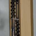 Ground Anchors Screw in, Heavy Duty Ground Trampoline Stakes High Wind Tent Stakes for Tent, Trampoline, Gazebo, Carport, Trap Anchor, Canopies, Swing Set (4x27", Black)