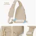 Sling Bag Nylon Crossbody Bags for Women with Anti-theft RFID Blocking Pocket Cross Body Purse Adjustable Shoulder Strap