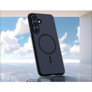 Spigen for Galaxy S25 FE Case, Ultra Hybrid MagFit [Anti-Yellowing] [Compatible with MagSafe] [Fast Wireless Charging], Dark Blue