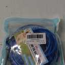 Dog Tie Out Cable 10/15/20/25/30 FT Runner for Yard Steel Wire Cable with Durable Superior Clips Blue Chains for Outside Dog Lead for Large Up to 165 Lbs (30FT)