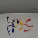4 Set, 1/4 ISO A Hydraulic Hose Caps and Plugs Air Coupler Cover Male Dust Cap & Female Plug Cover, Quick Disconnects Air Hose Cover Port Plug Fittings with Retention Ring Keeps Cap Attached to Hose