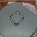 ALEVMOOM XXL Portable Toilet - 19.7" H Taller Wider Collapsible Foldable Camping Toilet with Lid, Strap, Bag - Adjustable for Camping, Hiking, Travel and Car (Green)