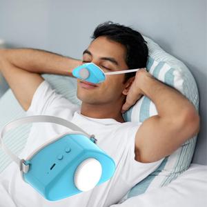 Stop Snoring Devices That Work for Men Women Smart Electric Snore Stopper Atomized Stop Snoring Rhinitis Improve Sleep Breathing Comfortable Liquid Moisturizing,Blue