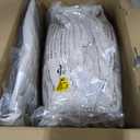 Bedsure Oversized King Comforter Set 4 Piece, Beige Boho, All-Season