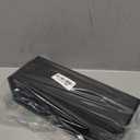 ANDGOO 6Pcs Large Acrylic Risers, 2 Set(11.2L~11.6L~12L) Black Rectangular Showcase Collectibles Display Shelf, Retail Desktop Display Stand for Organize and Decoration