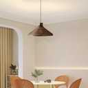 Rattan Woven Pendant Hanging Lighting,Vintage Ceiling Light Bamboo Chandelier for Living Room Bedroom Restaurant Cafe Teahouse Bar Dining Room