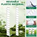 4 x 4PCS Tree Trunk Protector Guard, 2 Size Plastic Spiral Tree Bark Protector Tree Wraps to Protect Bark, Tree Tubes Protect Saplings Plants from Deer, Rabbit, Cats, Rodents, Mowers, Trimmers