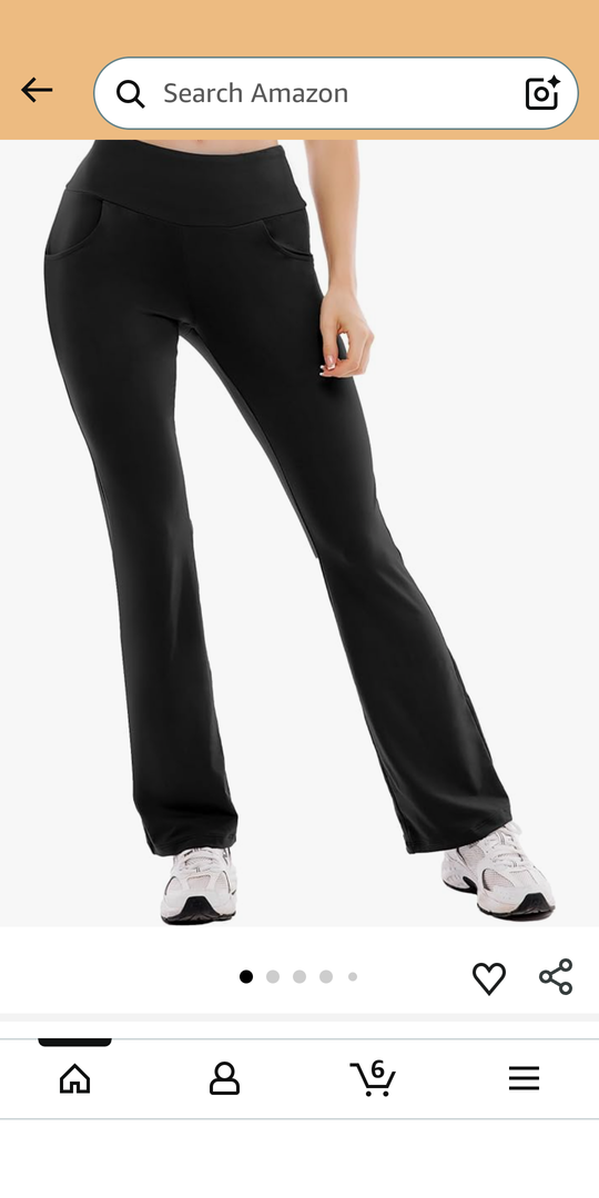 Ipletix Flare Leggings for Women-Bootcut Yoga Pants for Women High Waisted Flared Leggings Dress Pants Size M