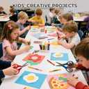 3 otters 235Sheets 8.27" x 11.7" Construction Paper Assorted Colors, 12 Colored Cardstock Printer Paper, for Printing, DIY Crafts, Party Decorations, Teacher Kids Classroom Must Have, 40 lb/150 GSM