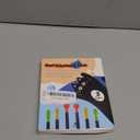 Oral Sensory Stimulation Kit with 6 Soft Textured Heads for Speech Therapy & Feeding Support, Muscle Strength & Phonation Improvement - Double (Purple+blue)