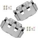 cciyu 18B5054 18B5055 Front Left & Right Brake Calipers With Bracket For Chrysler For Aspen,For Dodge For Dakota/For Durango/For Ram 1500,For Ram For 1500/For Dakota