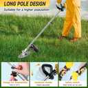 Cordless Weed Trimmer for Dewalt Max Battery,150cm/59in Brushless Electric Weed Wacker for Lawn, Yard, Garden, (Tool only)