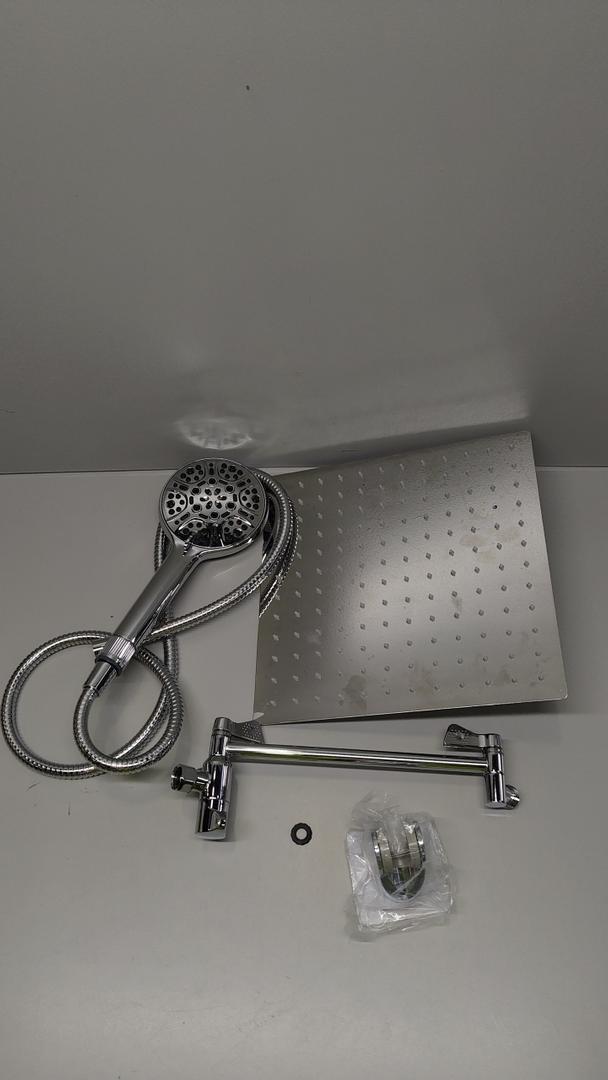 SHOWER HEAD High Pressure Rainfall Handheld Showerhead Combo Chrome 8 In