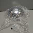 COSYLUX Modern Floor Lamp for Living Room, Industrial Tall Standing Lamp for Bedroom, Metal Shade Reflecting Light Reading Floor Lamp for Office, Nursery Room, Corner(Chrome)